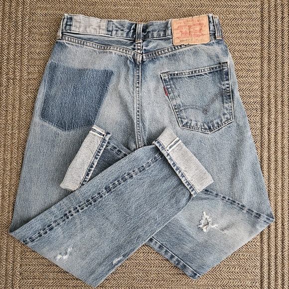 Levi's Denim - RARE Levi's (1967) 505-0217 Selvedge W/Big E Jeans/Black Bar Tack